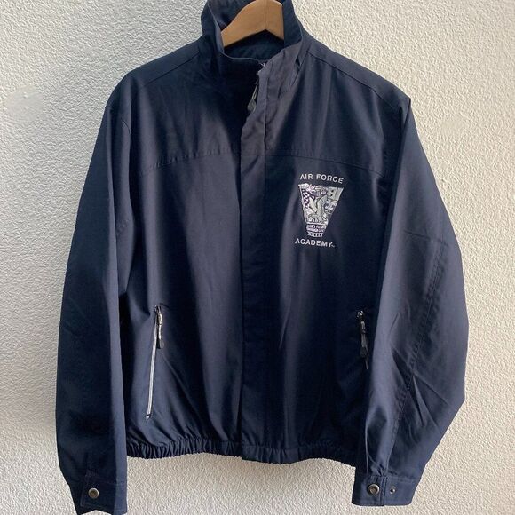 United States Air Force Academy Full Zip Jacket North End Mesh Lined Pockets M - Picture 1 of 4